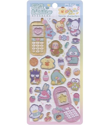 Amazon.co.jp: 平成はっぴーフォン ステッカーズ【ハローキティ】デコ